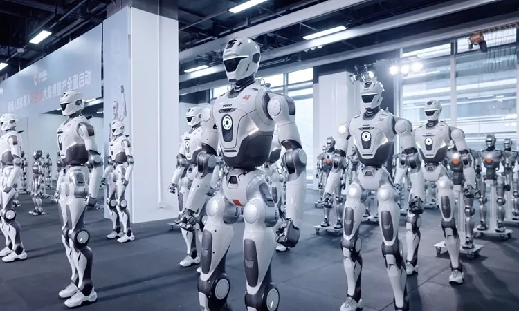 Nhà máy trung bình 15 phút sản xuất một robot hình người