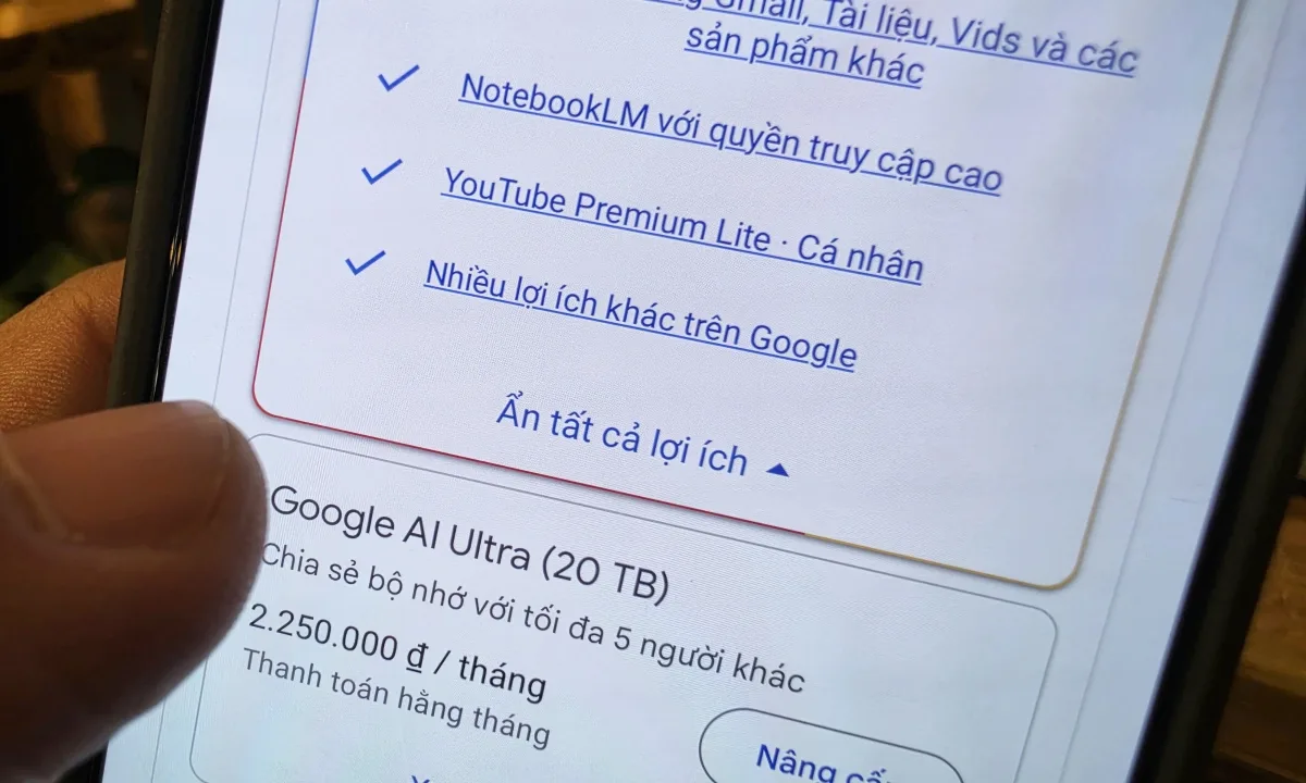 YouTube giảm quảng cáo cho người dùng Google AI tại Việt Nam