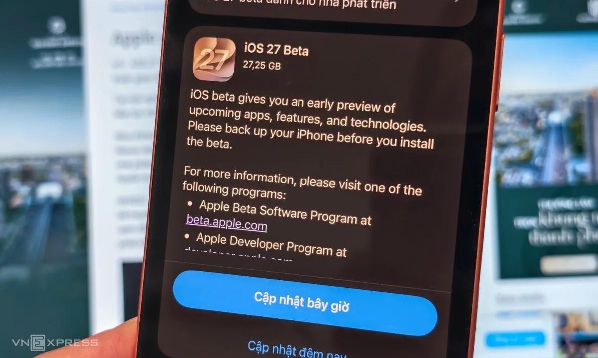 iOS 27 tích hợp Siri AI có bản dùng thử đầu tiên