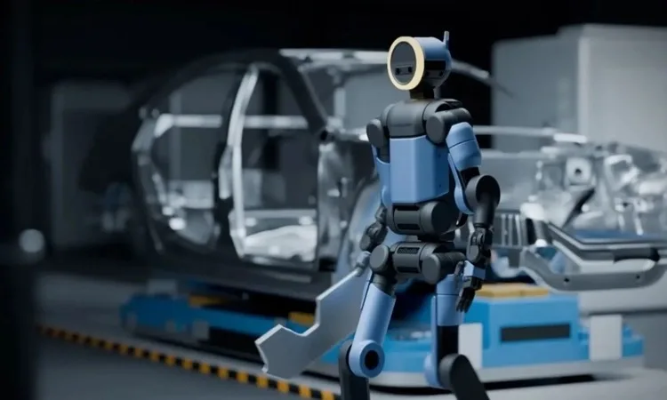 Robot hình người tự thay pin chưa đầy ba phút