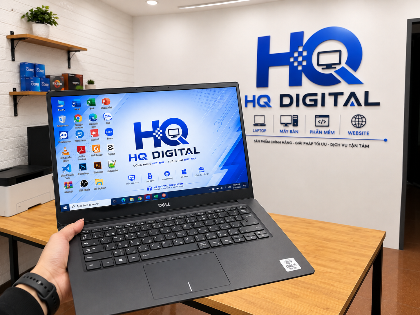 Dell Vostro 5490 i5 Gen 10 8GB SSD 256GB 14 inch FHD Laptop văn phòng