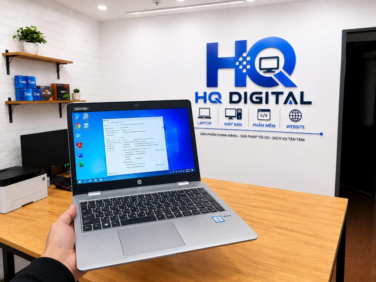 HP ProBook 650 G4 Core i5 RAM 8GB SSD 128GB 15.6 inch | Hoàng Quý Computer