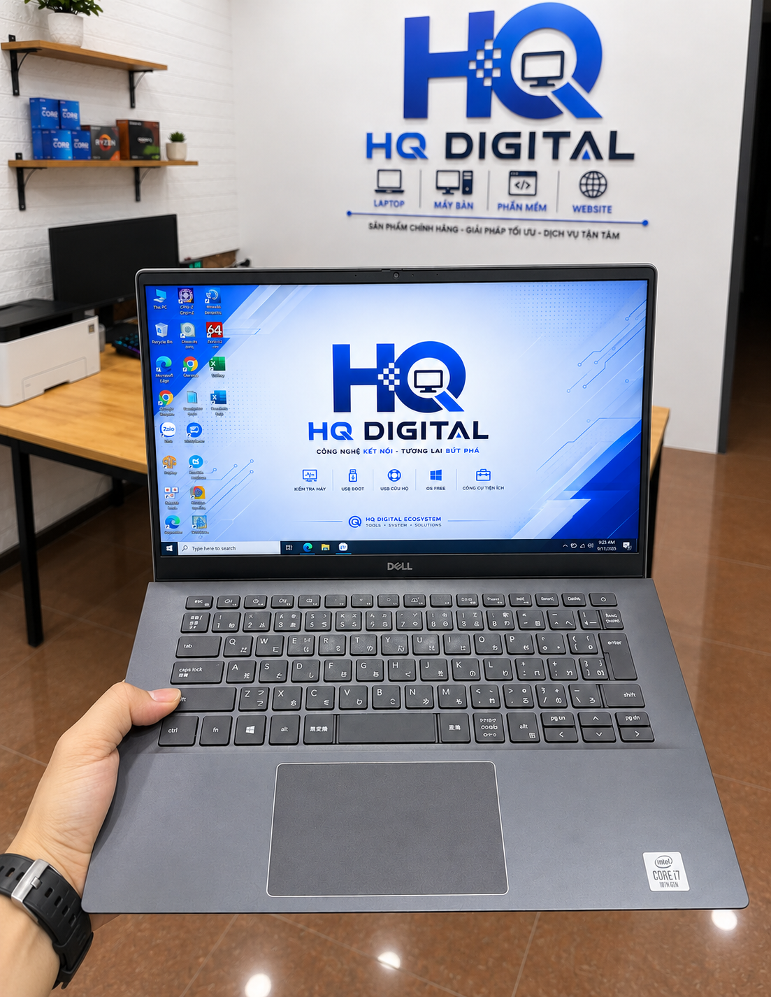 Laptop Dell Vostro 5401 i7 Gen 10 RAM 16GB SSD 256GB 14 inch FHD