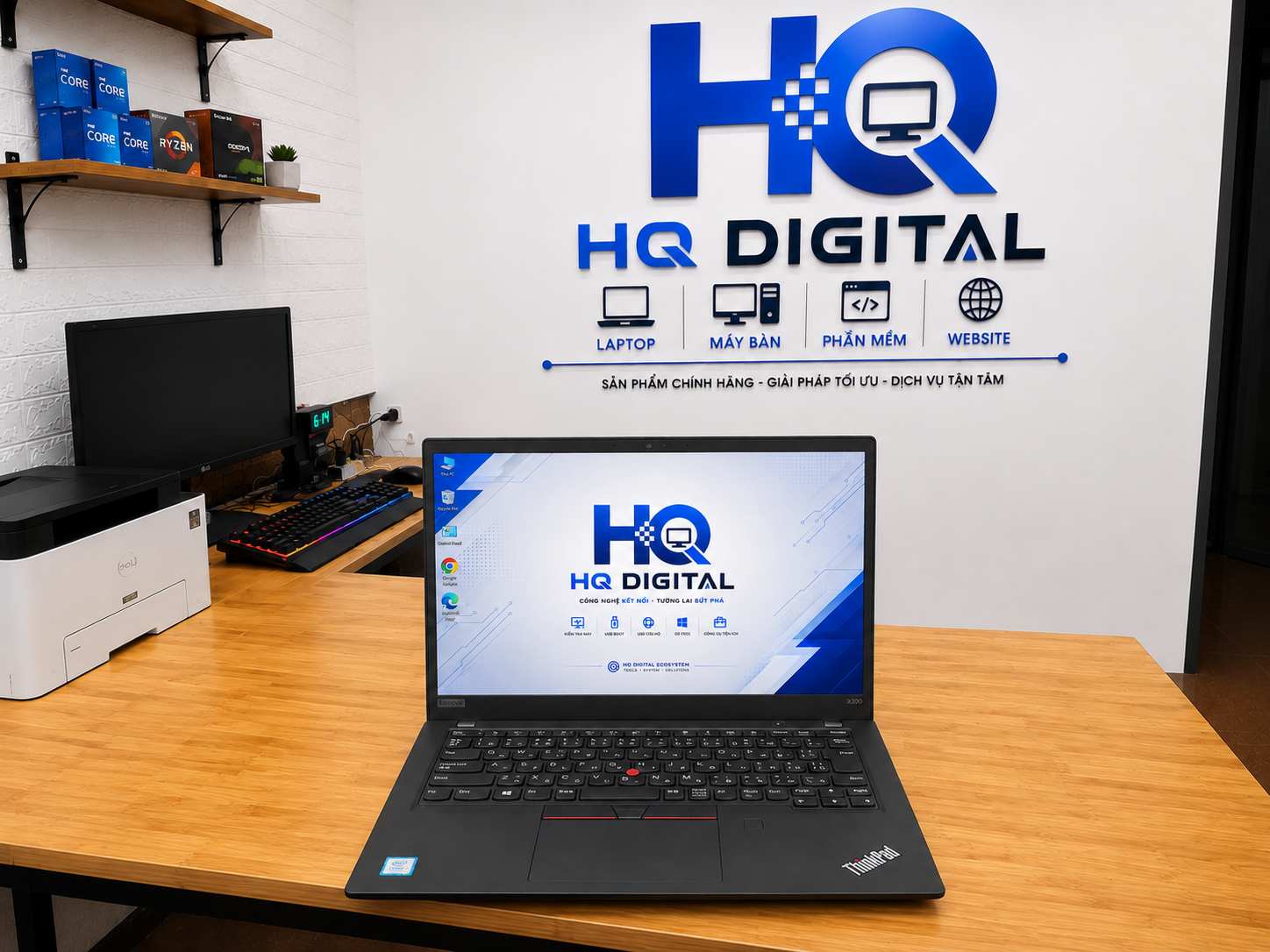 Lenovo ThinkPad X390 Core i5 Gen 8 8GB SSD 256GB 13 inch HD nhỏ gọn bền bỉ