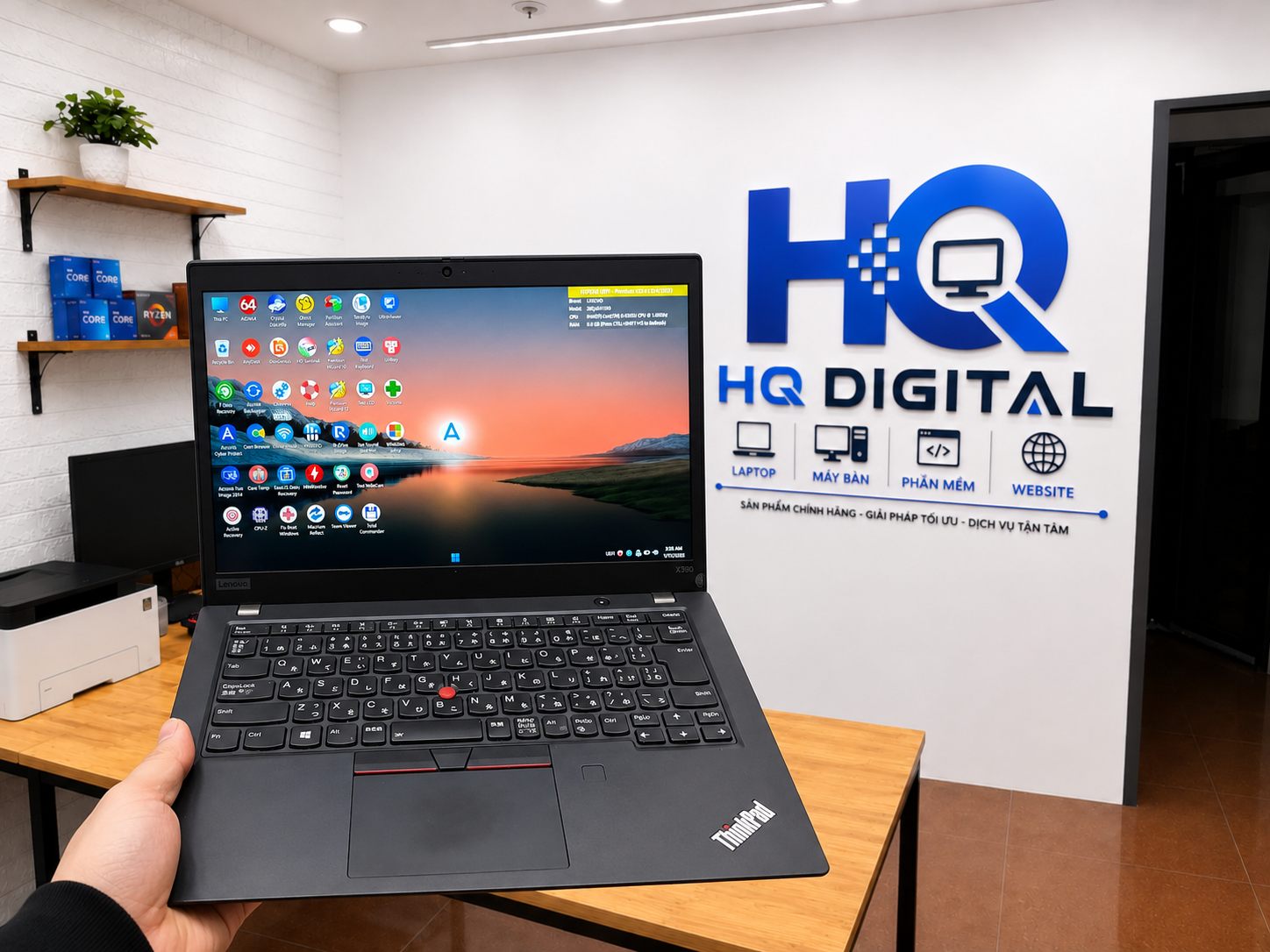 Lenovo ThinkPad X390 Core i5 Gen 8 RAM 16GB SSD 256GB 13.3 inch Full HD