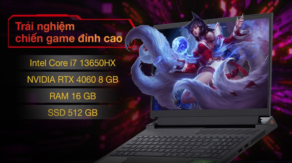 Laptop Gaming Dell G15 5530 (Core i7-13650HX, RTX 4060, 16GB, 512GB SSD)