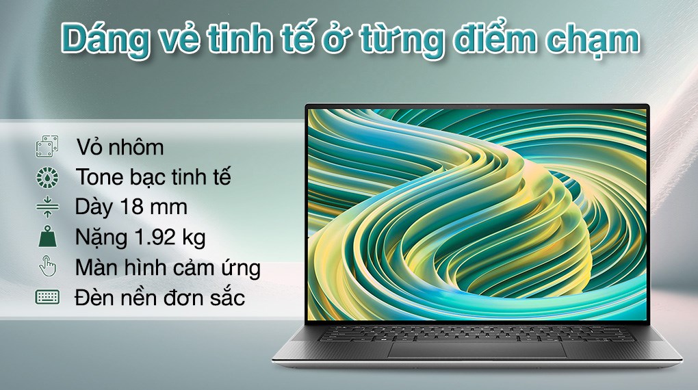 Laptop Dell XPS 15 9530 (Core i7-13700H, RTX 4050, 16GB, 512GB SSD)