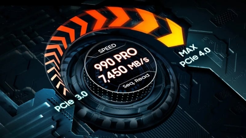 SSD Samsung 990 Pro 2TB NVMe PCIe Gen4 M.2