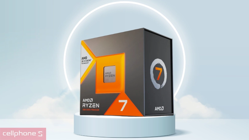 CPU AMD Ryzen 7 7800X3D (8 Nhân 16 Luồng, 3D V-Cache 104MB)