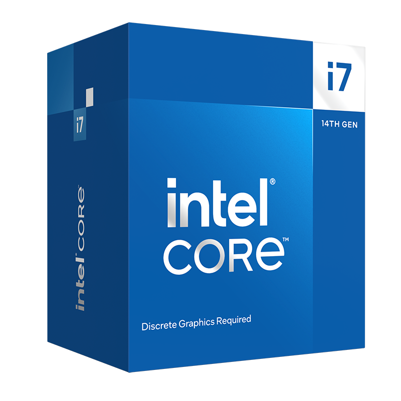 CPU Intel Core i7-14700F (20 Nhân 28 Luồng, Turbo 5.4GHz, 33MB Cache)