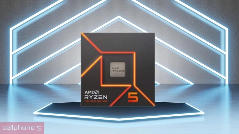 CPU AMD Ryzen 5 7600 (6 Nhân 12 Luồng, Turbo 5.1GHz)