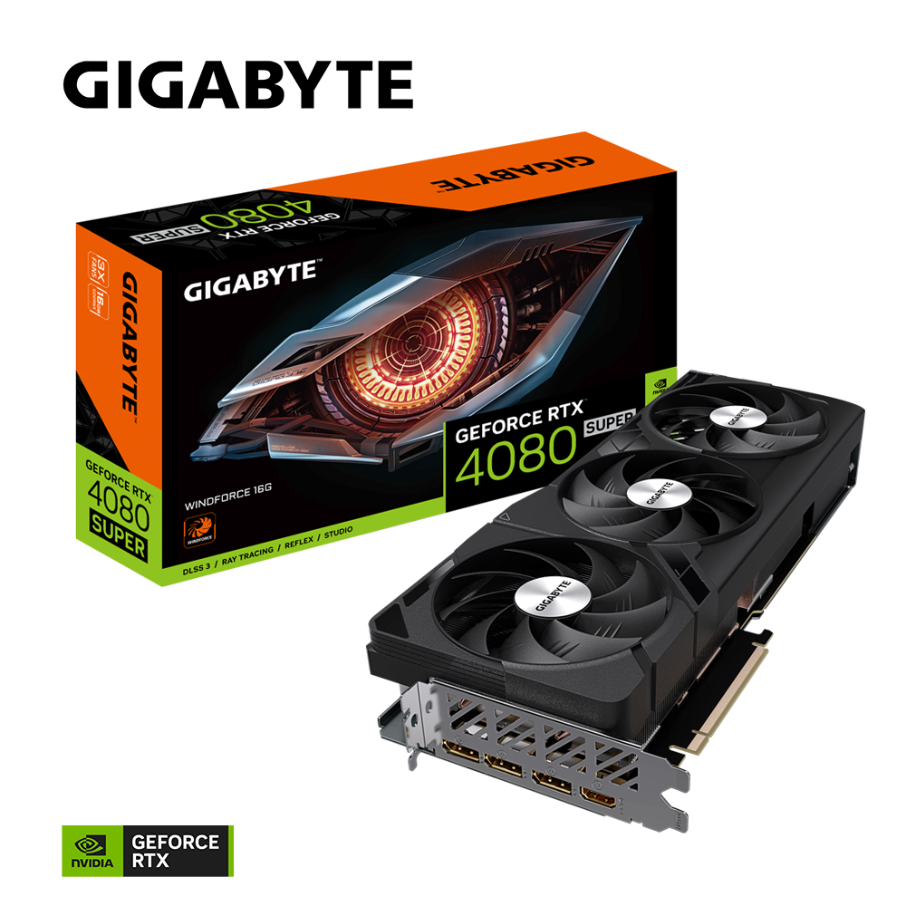VGA Gigabyte GeForce RTX 4080 SUPER WINDFORCE 16G