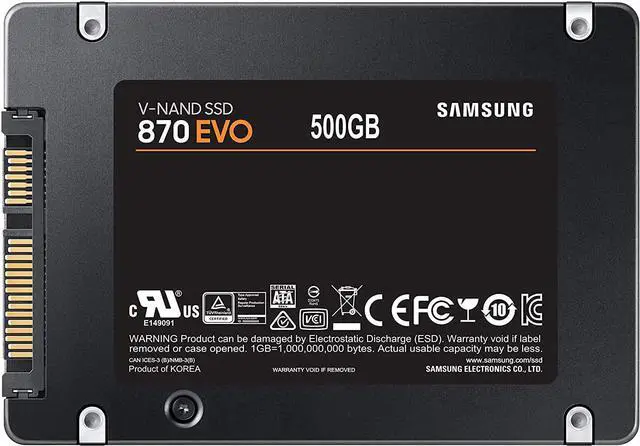 SSD Samsung 870 EVO 500GB SATA III 2.5 inch