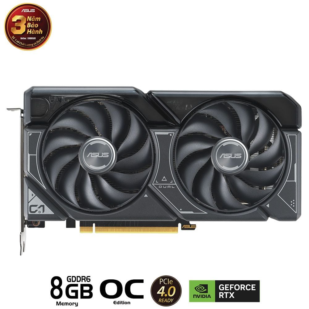 VGA ASUS Dual GeForce RTX 4060 OC 8GB GDDR6