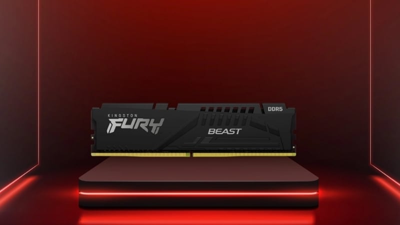 RAM Kingston Fury Beast 16GB (1x16GB) DDR5 5600MHz
