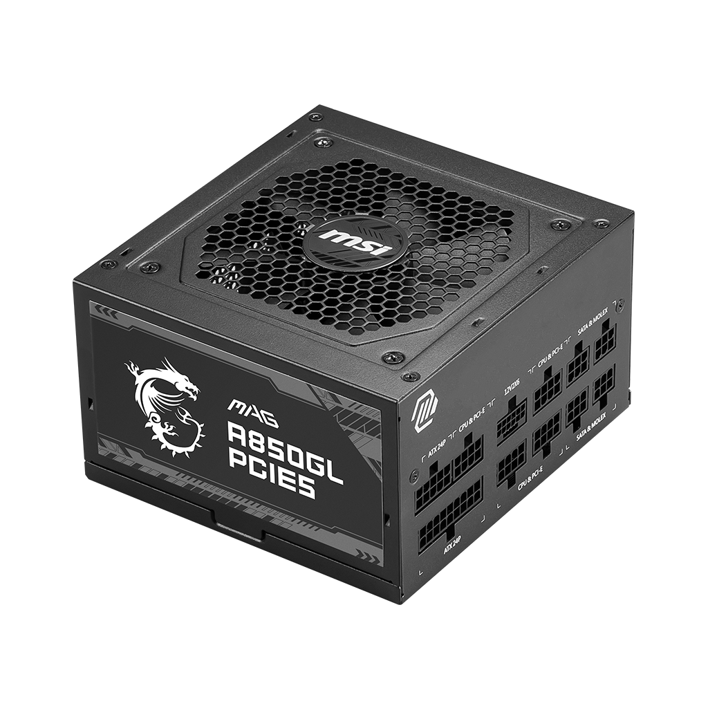 Nguồn MSI MAG A850GL PCIE5 850W 80 Plus Gold