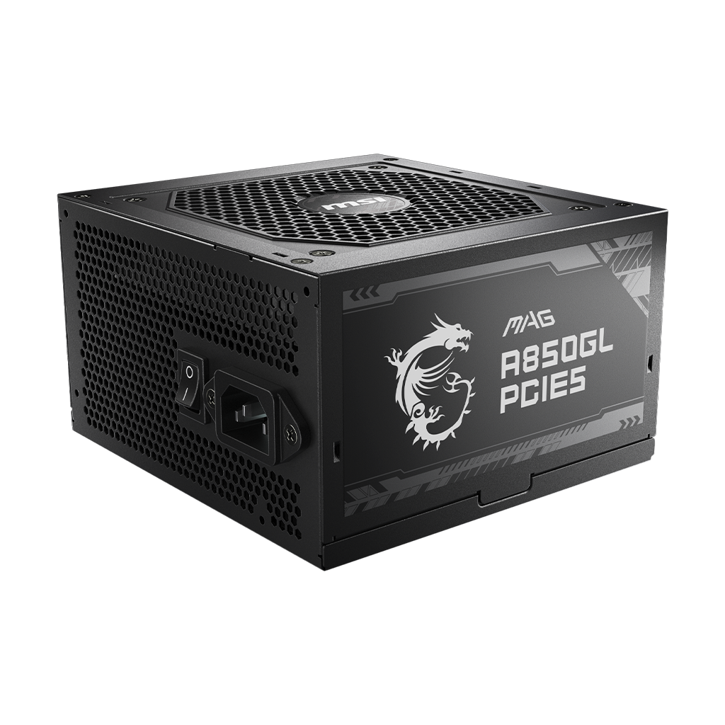 Nguồn MSI MAG A850GL PCIE5 850W 80 Plus Gold