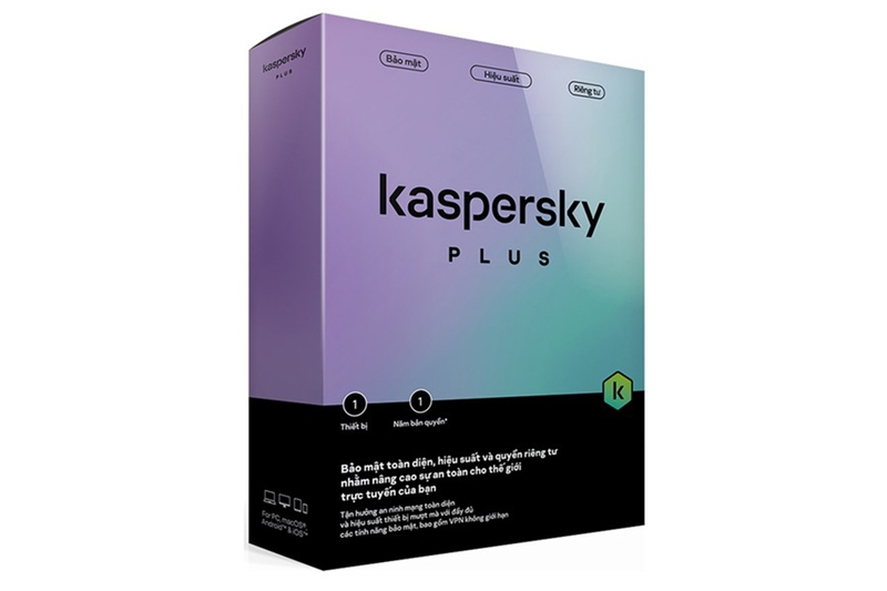 Kaspersky Plus 1PC 1 Năm - Diệt virus bản quyền